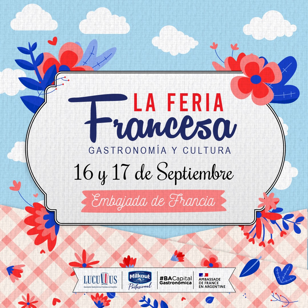 Vení a disfrutar de la mejor gastronomía en la Feria Francesa, con entrada libre y gratuita