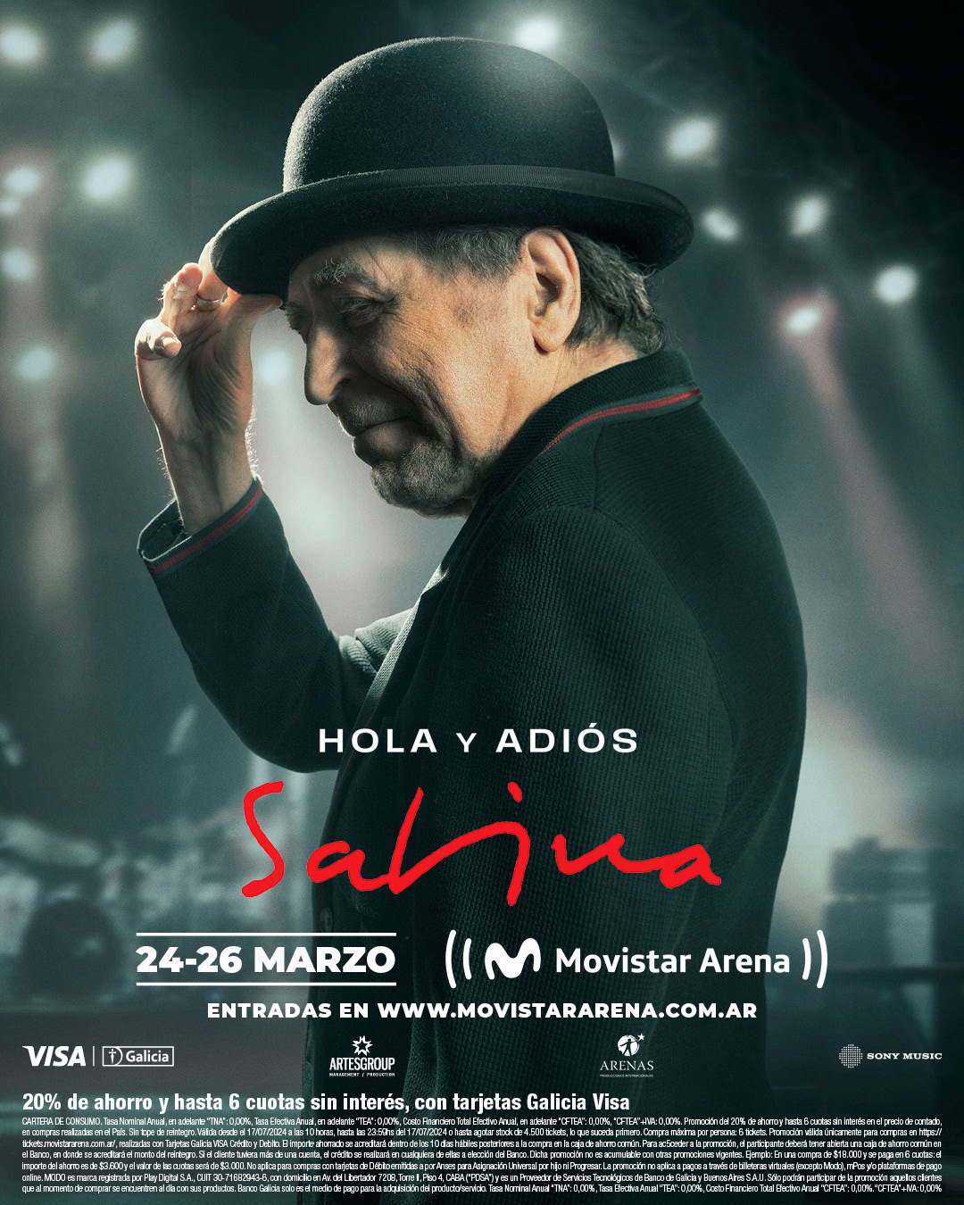 “Hola y Adiós”, gira despedida de Joaquín Sabina