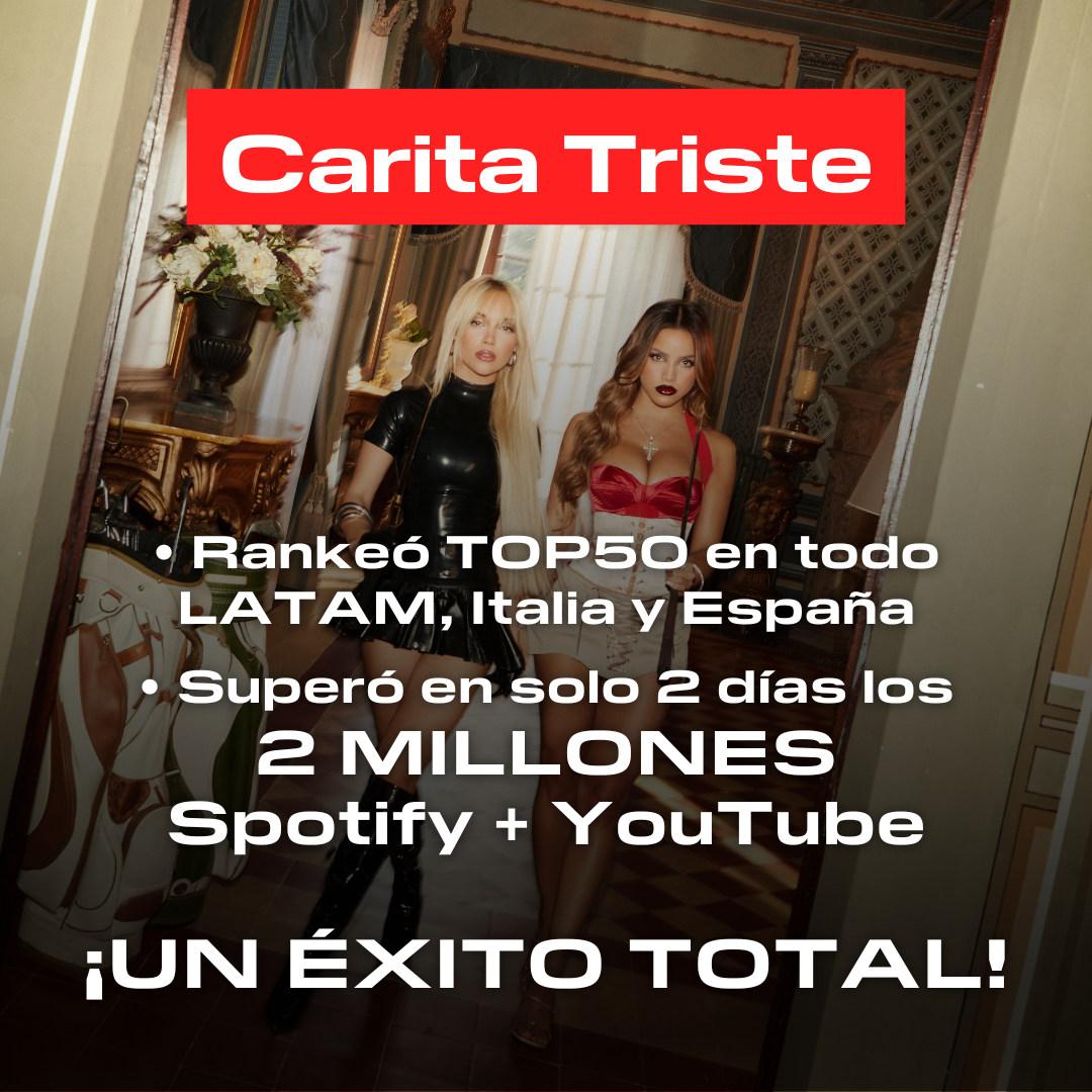 Éxito Total de “Carita Triste”, con Ana Mena y Emilia