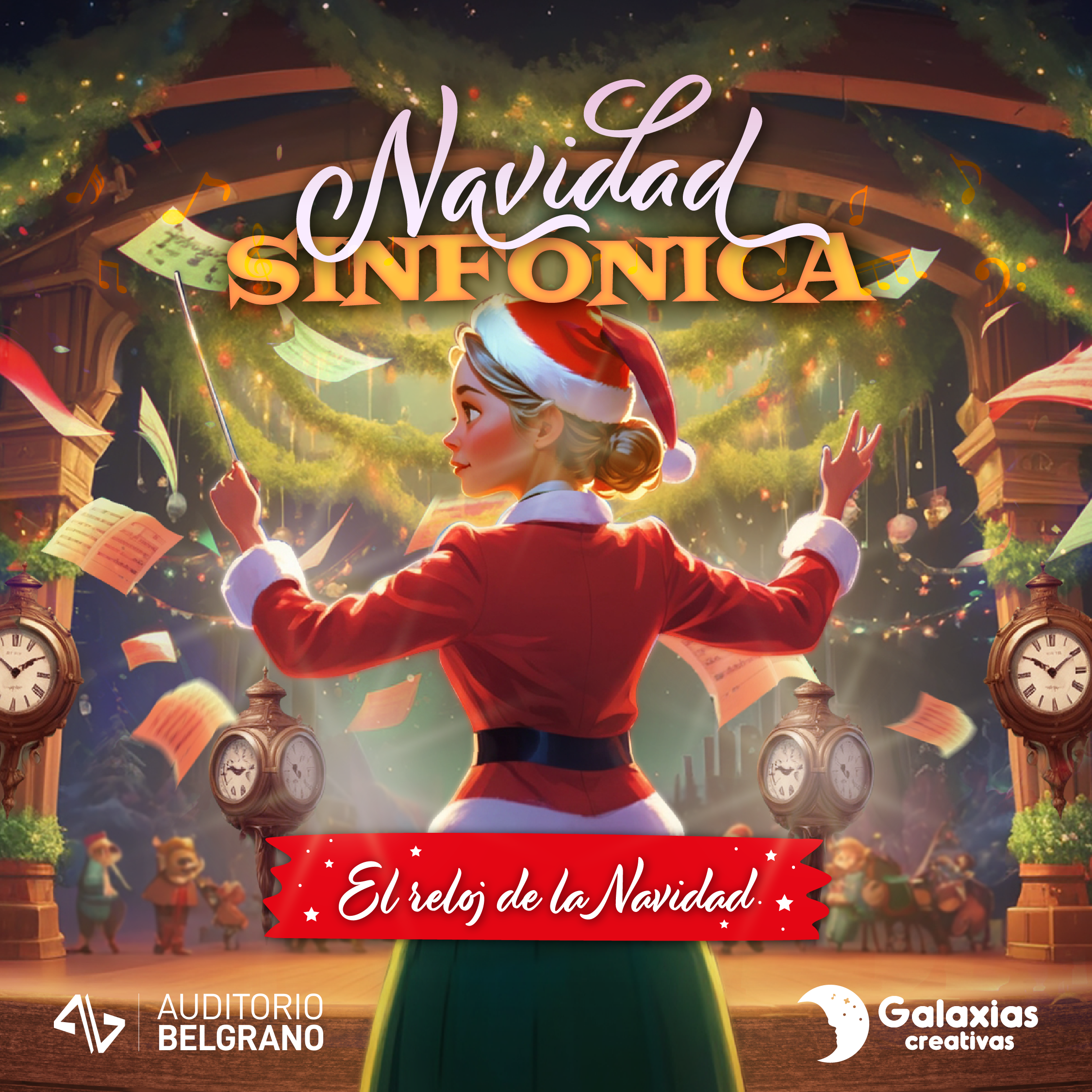 Navidad Sinfónica “El Reloj de Navidad, en el Auditorio Belgrano