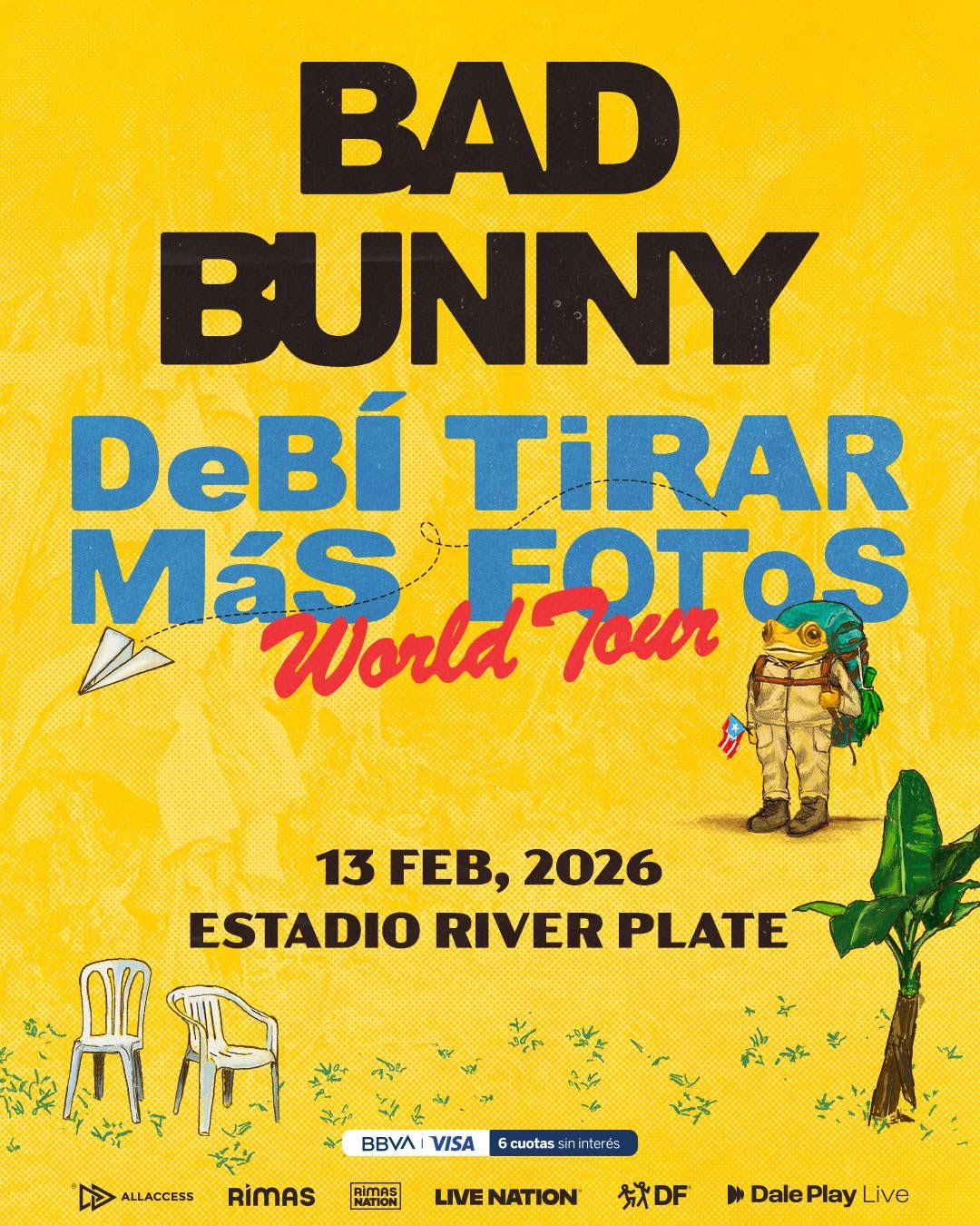 BAD BUNNY en Argentina en el Estadio River