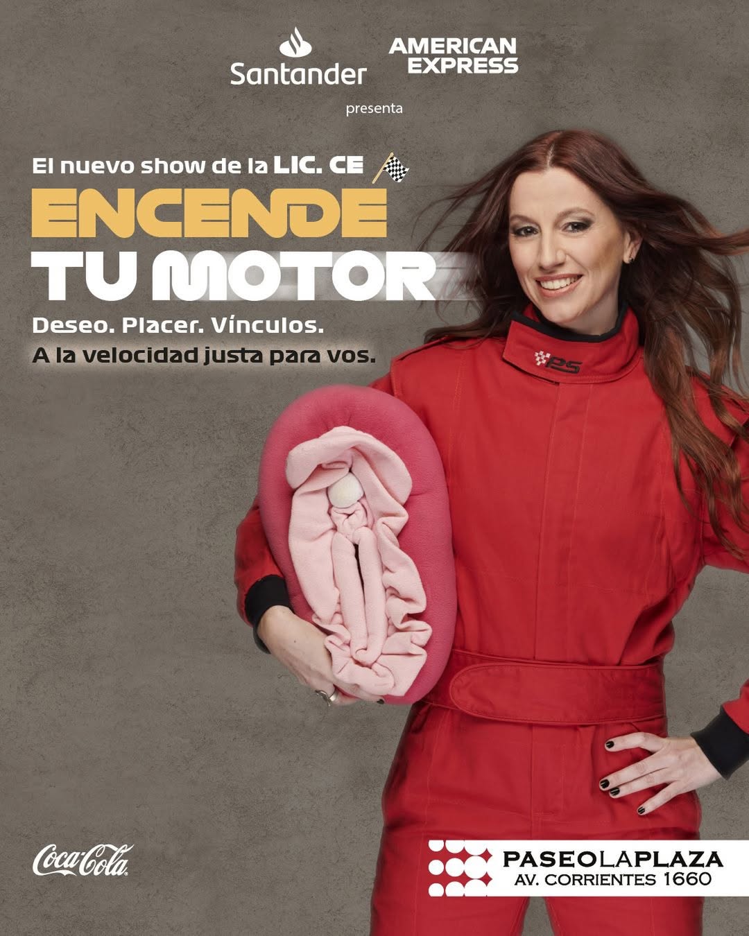 La Lic. CE en “ENCENDÉ TU MOTOR”, en el Paseo La Plaza