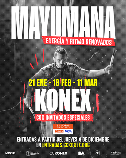 Mayumaná en el Konex, una experiencia vibrante y energética