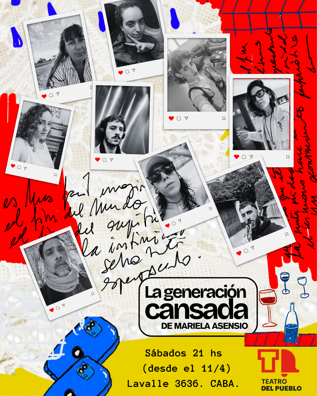 Estreno de “La Generación cansada” en el Teatro del Pueblo