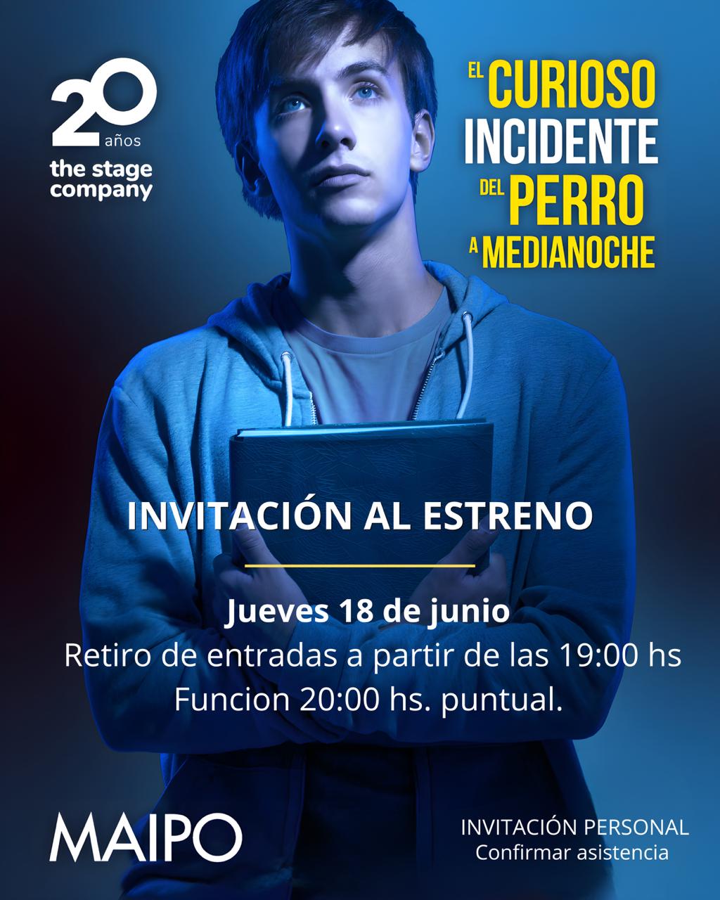 “El curioso incidente del perro a medianoche” vuelve al Teatro Maipo