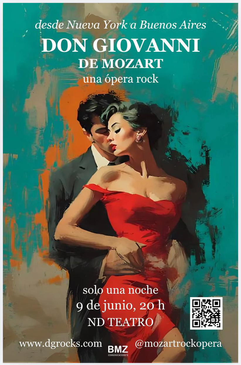 “Don Giovanni de Mozart: Una Ópera Rock” en el ND Teatro
