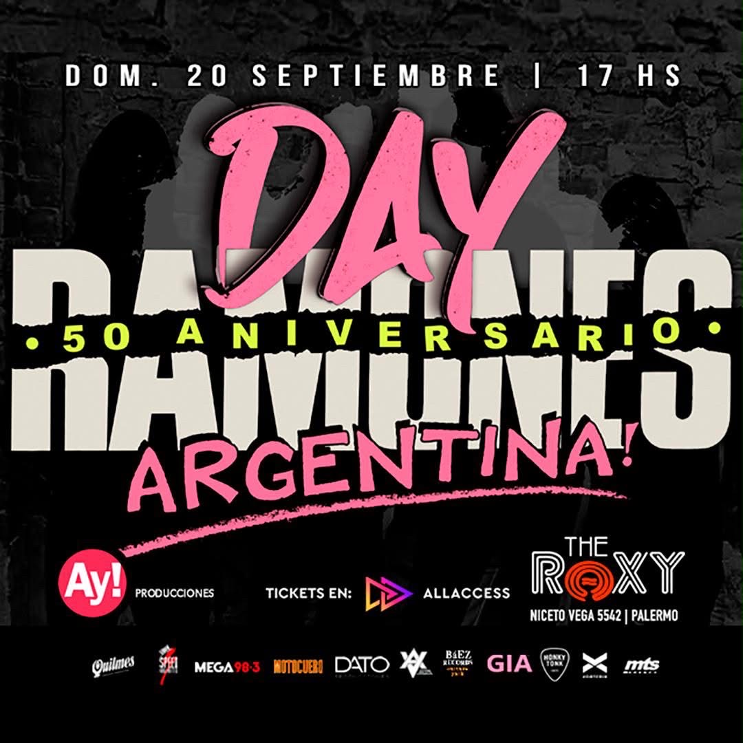 Ramones Day Argentina: llega por primera vez a Buenos Aires