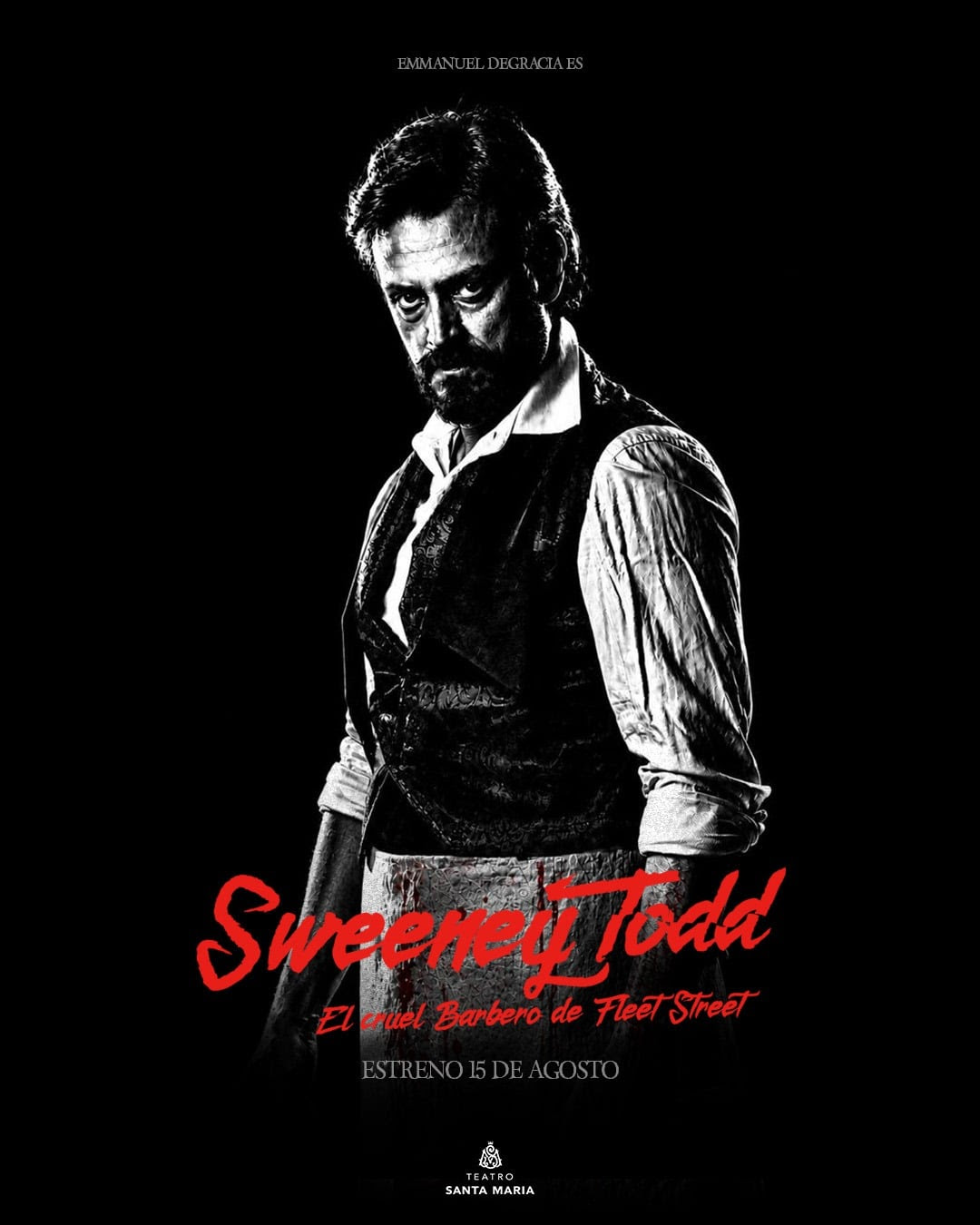 El icónico musical “Sweeney Todd” llega al Teatro Santa María
