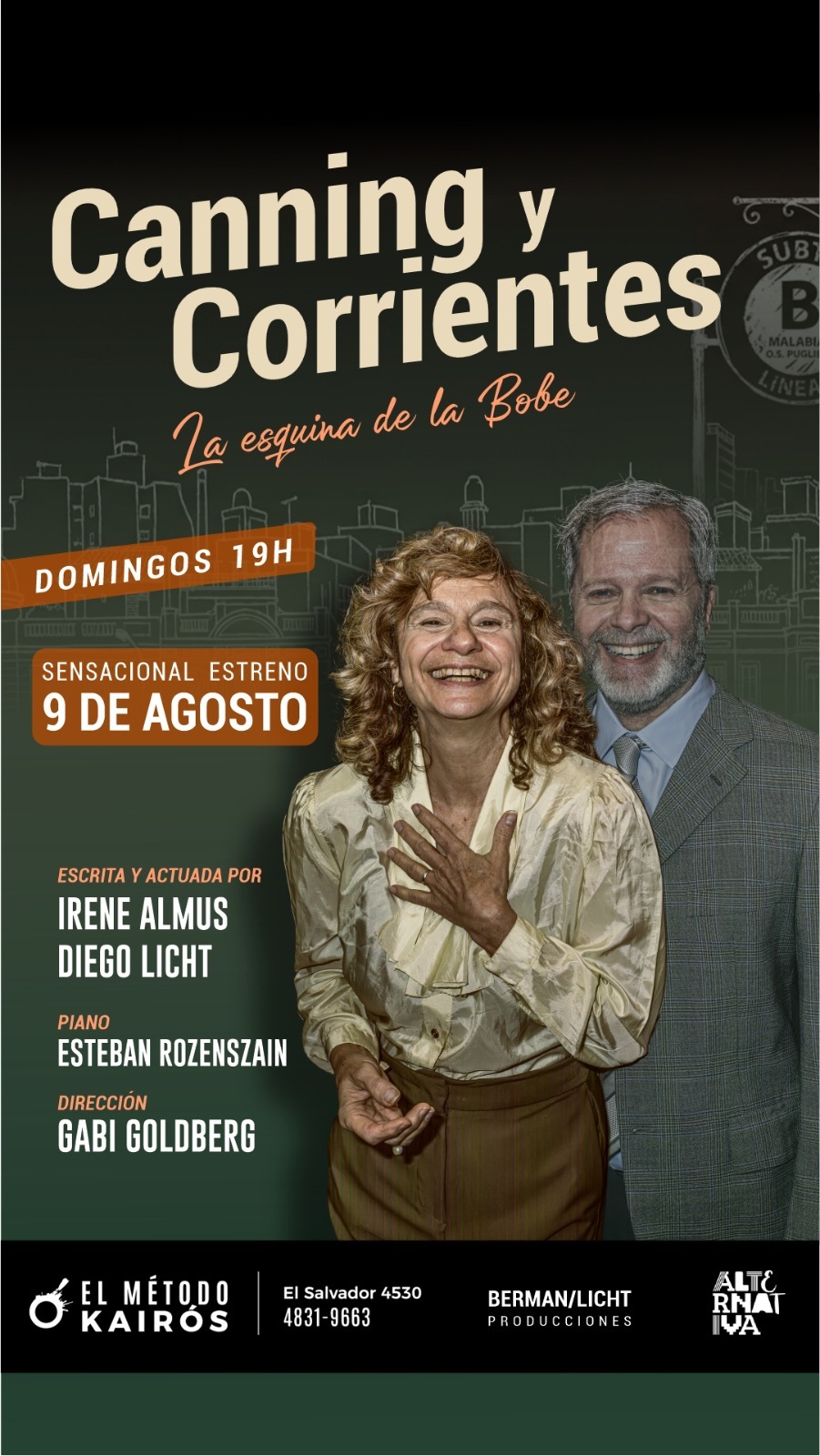 “Canning y Corrientes, la esquina de la bobe”: una comedia emotiva sobre el amor, la memoria y las segundas oportunidades