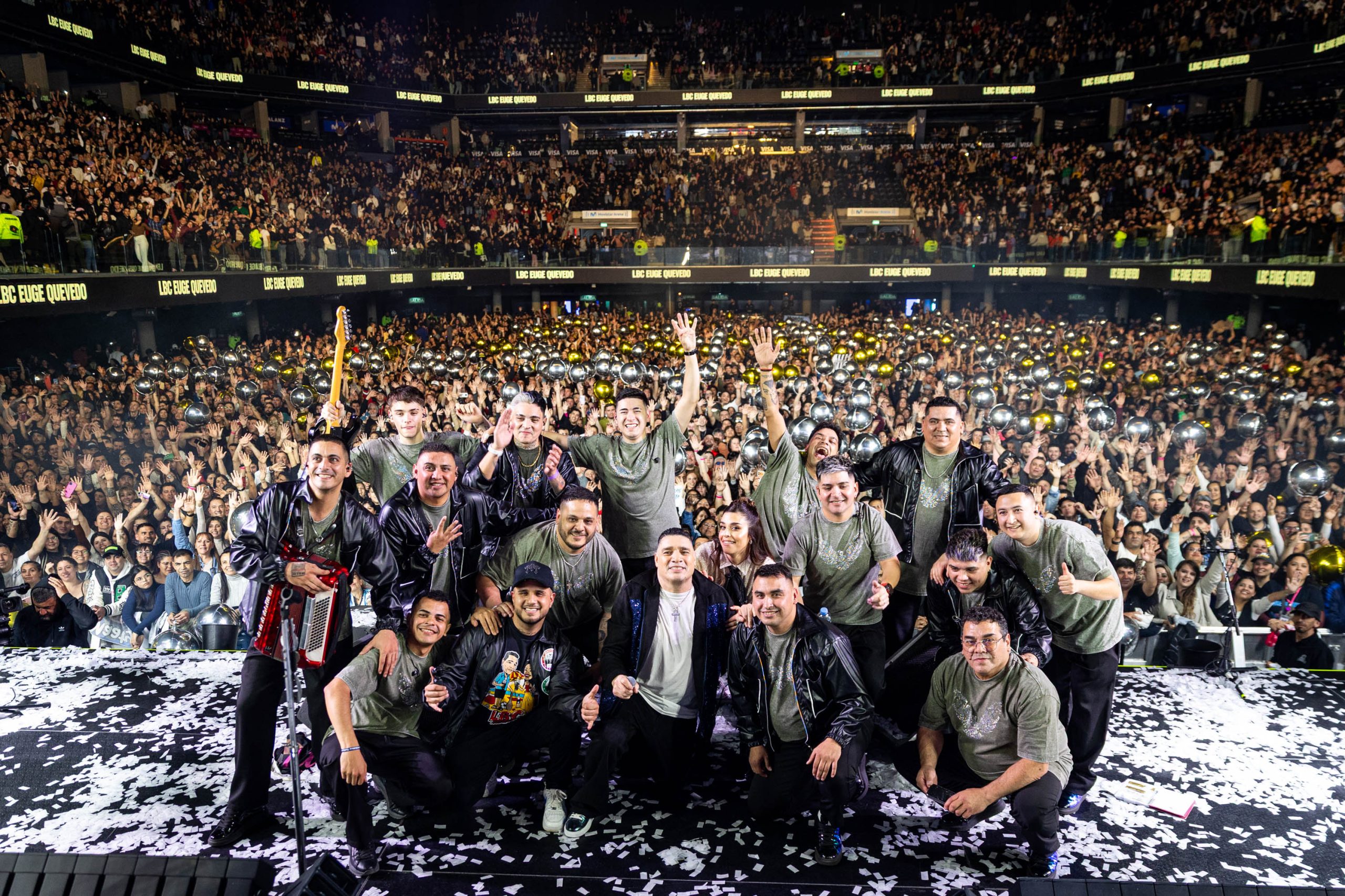 La Banda de Carlitos y Euge Quevedo hicieron vibrar al Movistar Arena
