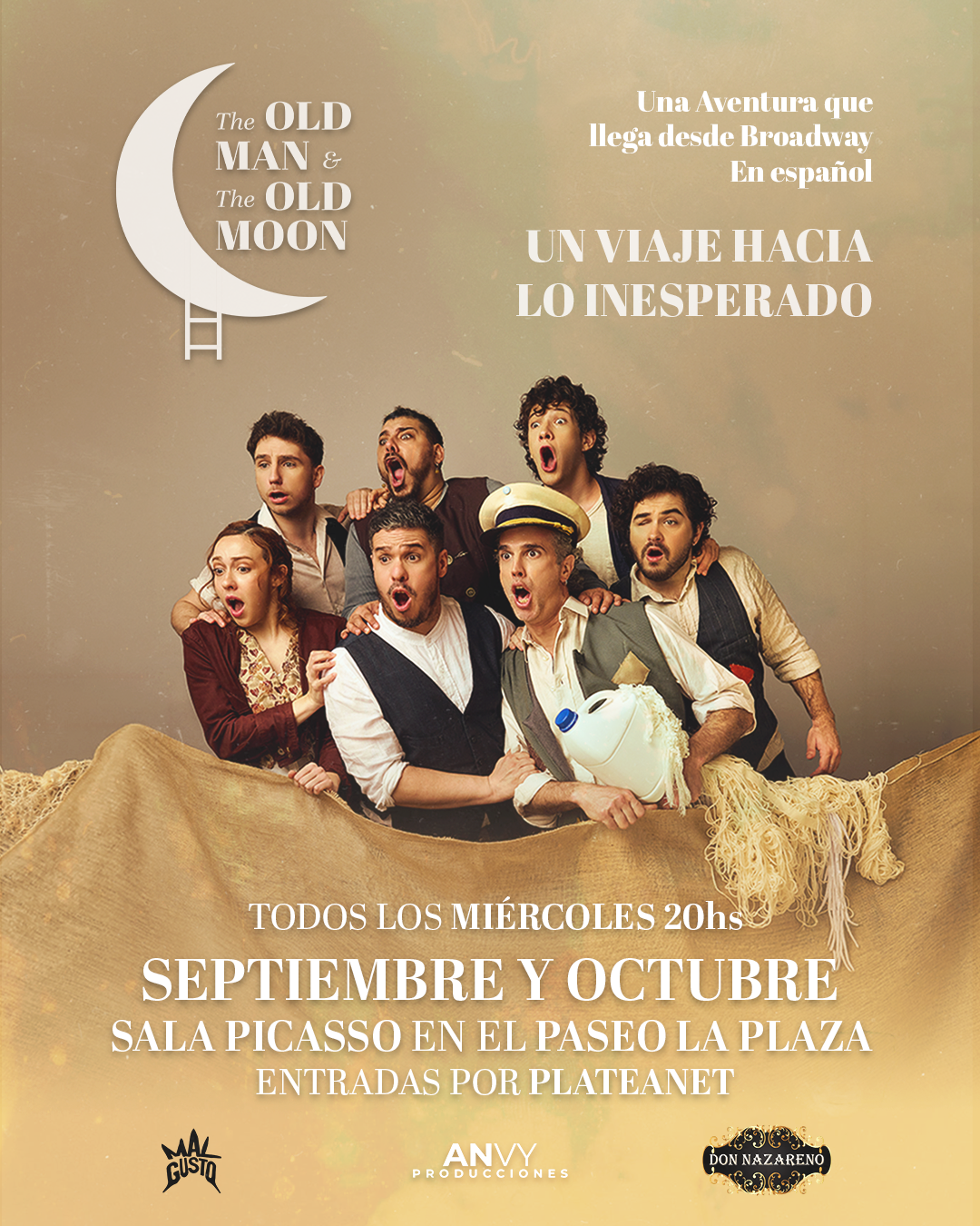 “The Old Man & The Old Moon”: un viaje teatral sobre el amor y la imaginación