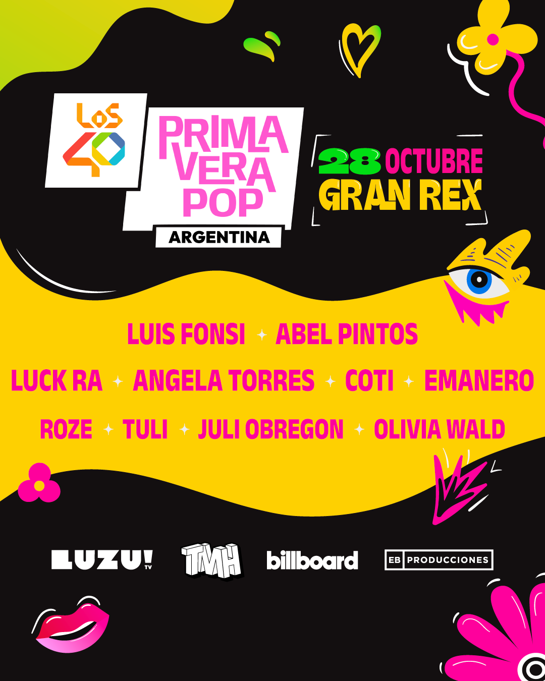 LOS40 Primavera Pop llega por primera vez a la Argentina