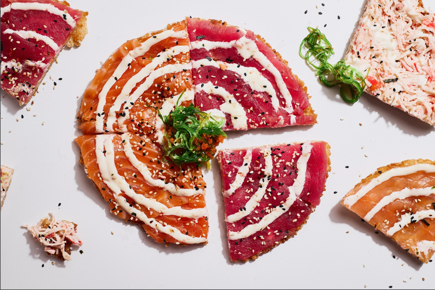 Sushi Pizza: cuando el sushi y la pizza se encuentran en un mismo plato