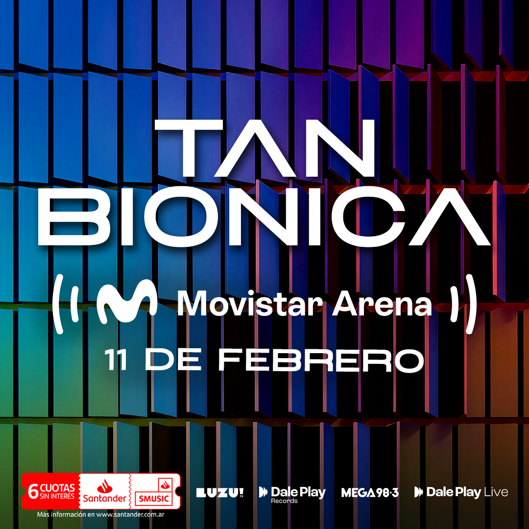 Tan Biónica vuelve al Movistar Arena