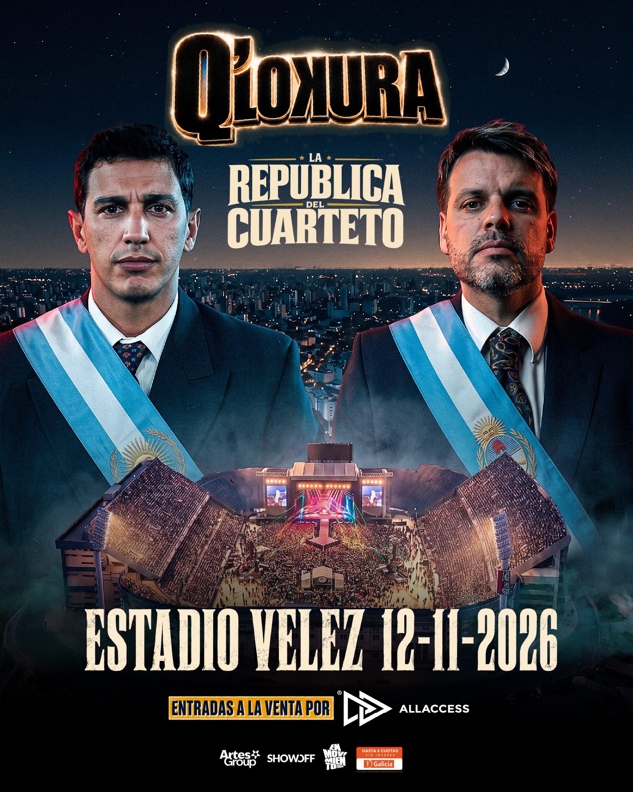Q’Lokura llega a Vélez con “La República del Cuarteto”, el show más importante de su historia