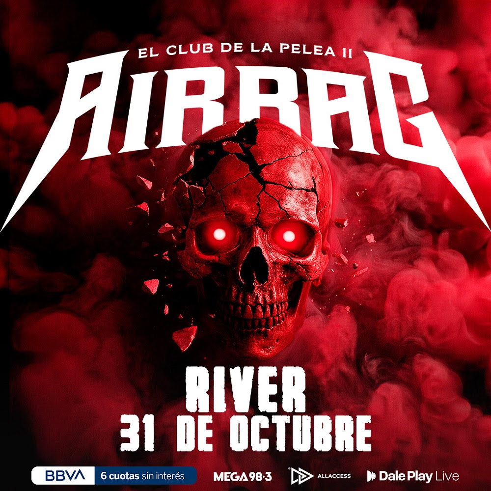 Airbag anuncia su sexto River Plate y adelanta una nueva canción de “El Club de la Pelea II”